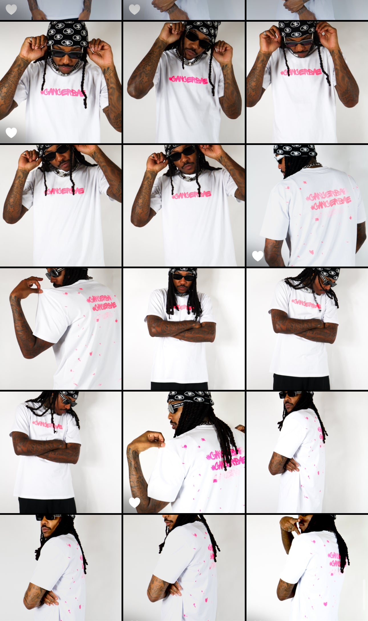 CancerBae Supreme Tee - White