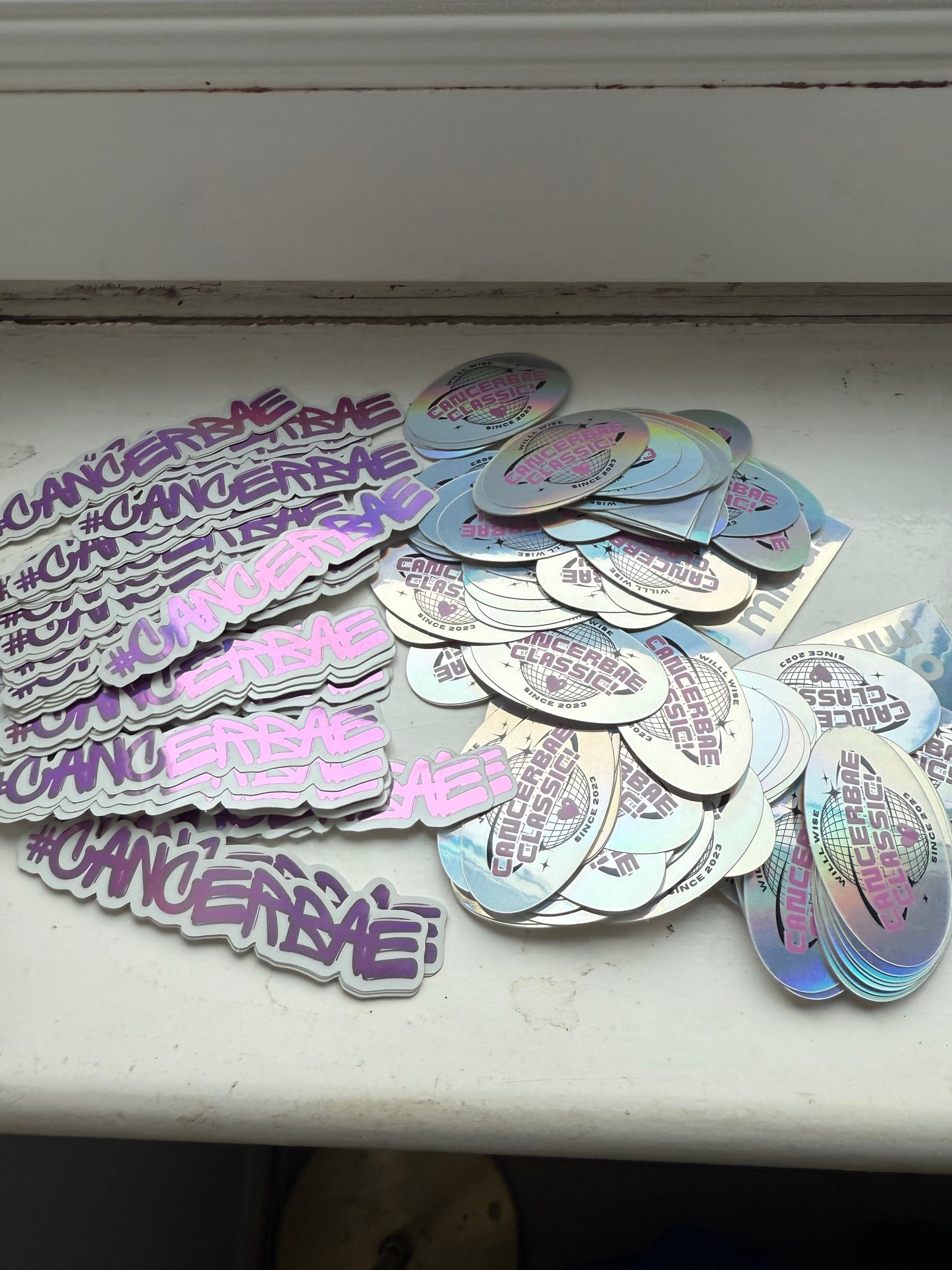 CancerBae Classic Holographic Sticker