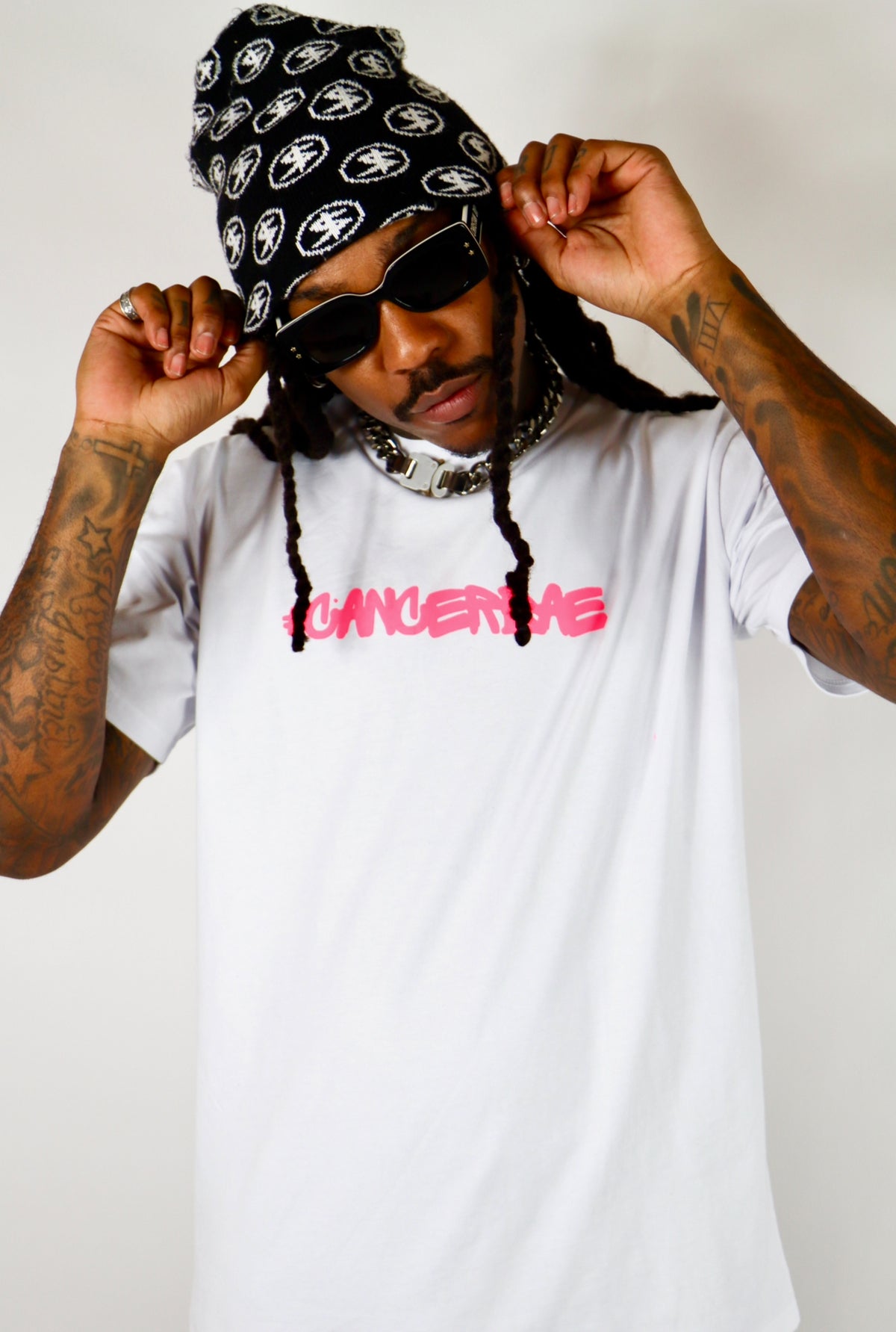 CancerBae Supreme Tee - White
