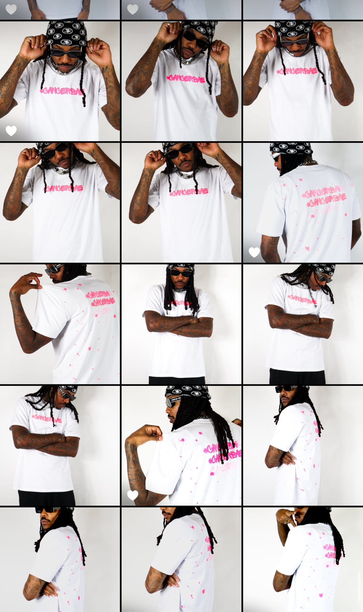 CancerBae Supreme Tee - White
