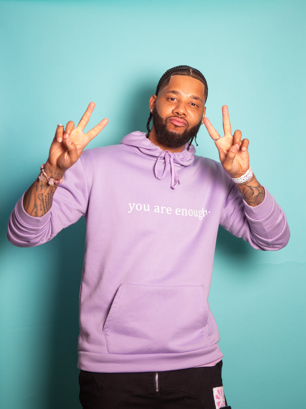 CancerBae You Are Enough Hoodie