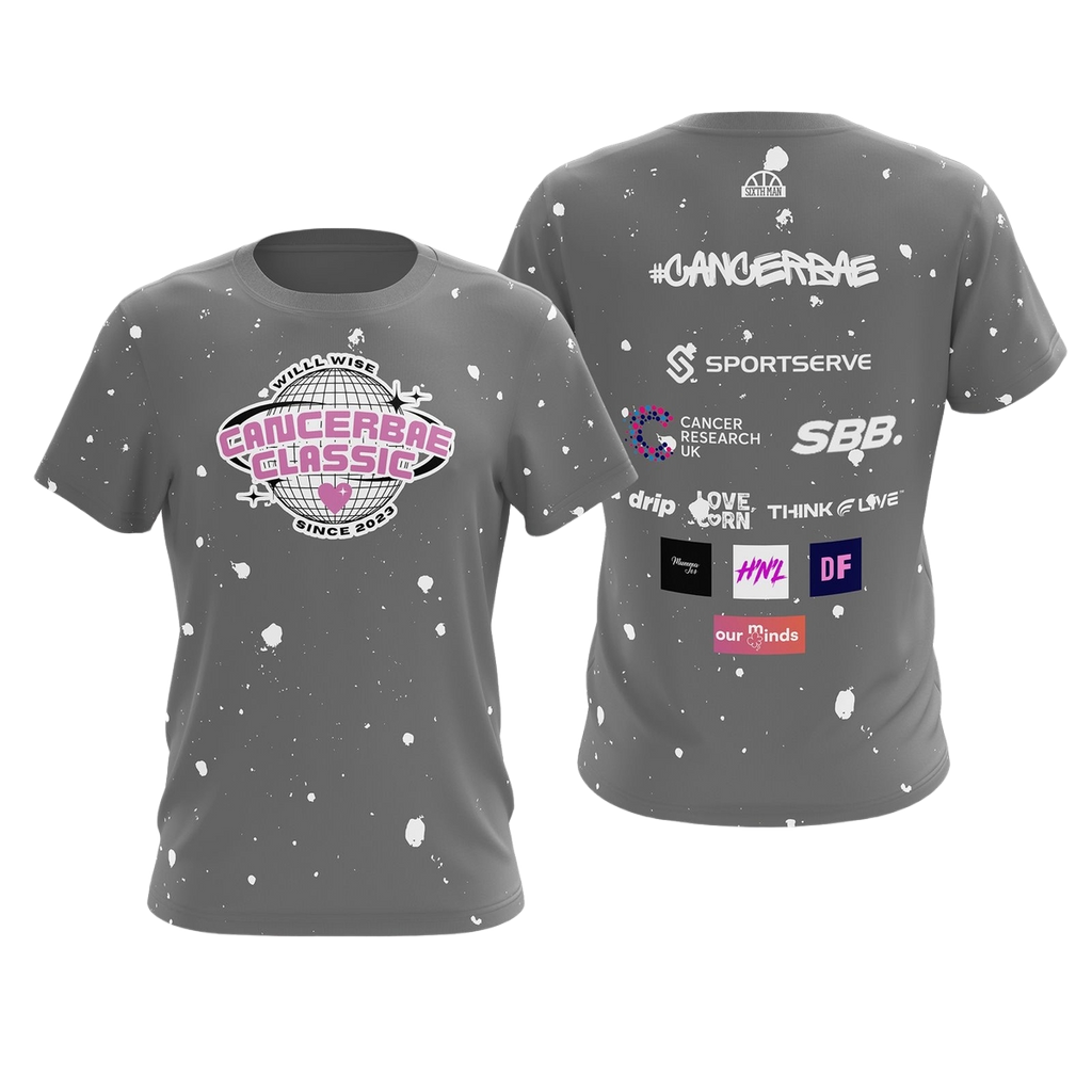 CancerBae Classic 3 Top Grey