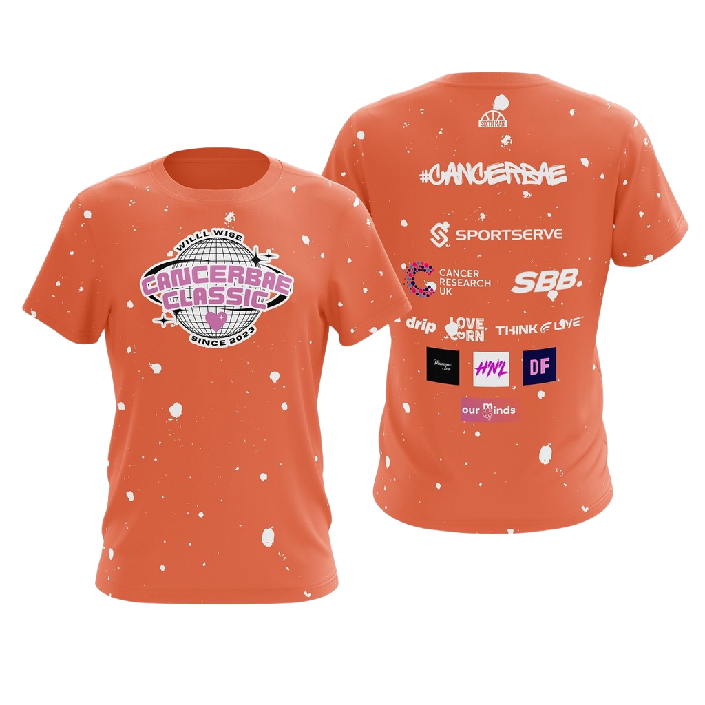 CancerBae Classic 3 Top Orange