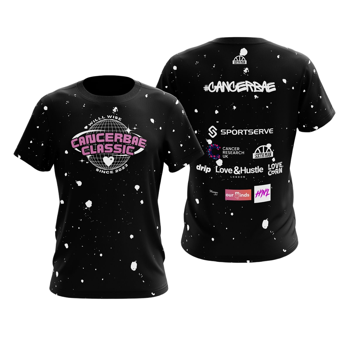 CancerBae Classic 3 Top Black